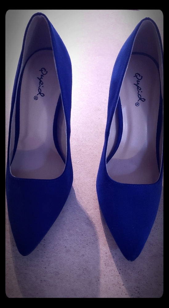 Royal blue heels